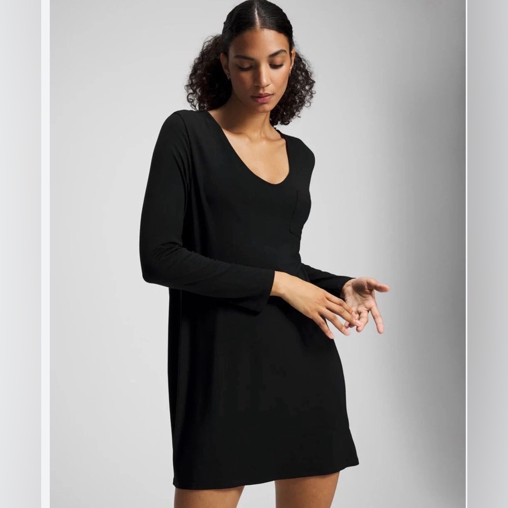 Soma Long-Sleeve Sleepshirt Sz M